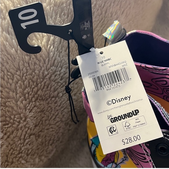 DISNEY Women's Disney Nightmare
Before Christmas High Top Lace Up Sneaker - Picture 10 of 12